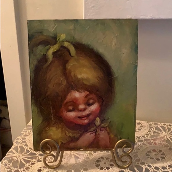 Frederick Kirsch Oil On Board Portrait Art 8x10 Painting